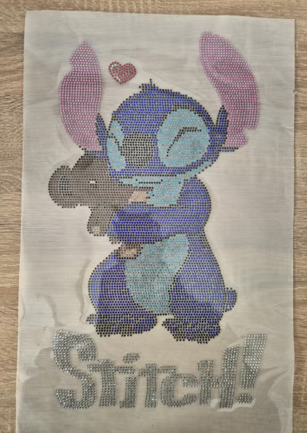 Stitch Hot Fix Strass Eisen Auf Heat Bling Kristall Transfer Patch Applikation Aufkleber