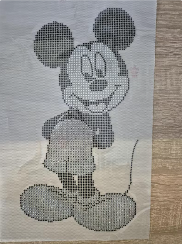 Mickey Mouse Hot Fix Strass Eisen Auf Heat Bling Kristall Transfer Patch Applikation Aufkleber