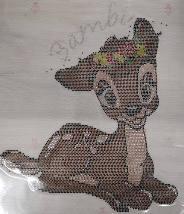 Bambi Hot Fix Strass Eisen Auf Heat Bling Kristall Transfer Patch Applikation Aufkleber