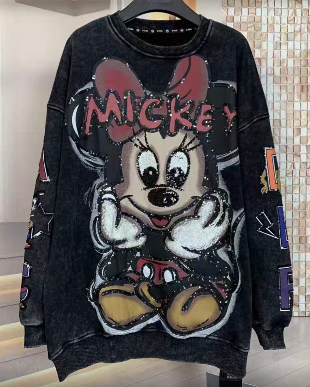 Minnie Mouse Pullover Größe 44-48 Einheitsgröße