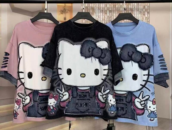 Hello Kitty Shirt Größe 42-46 Einheitsgröße