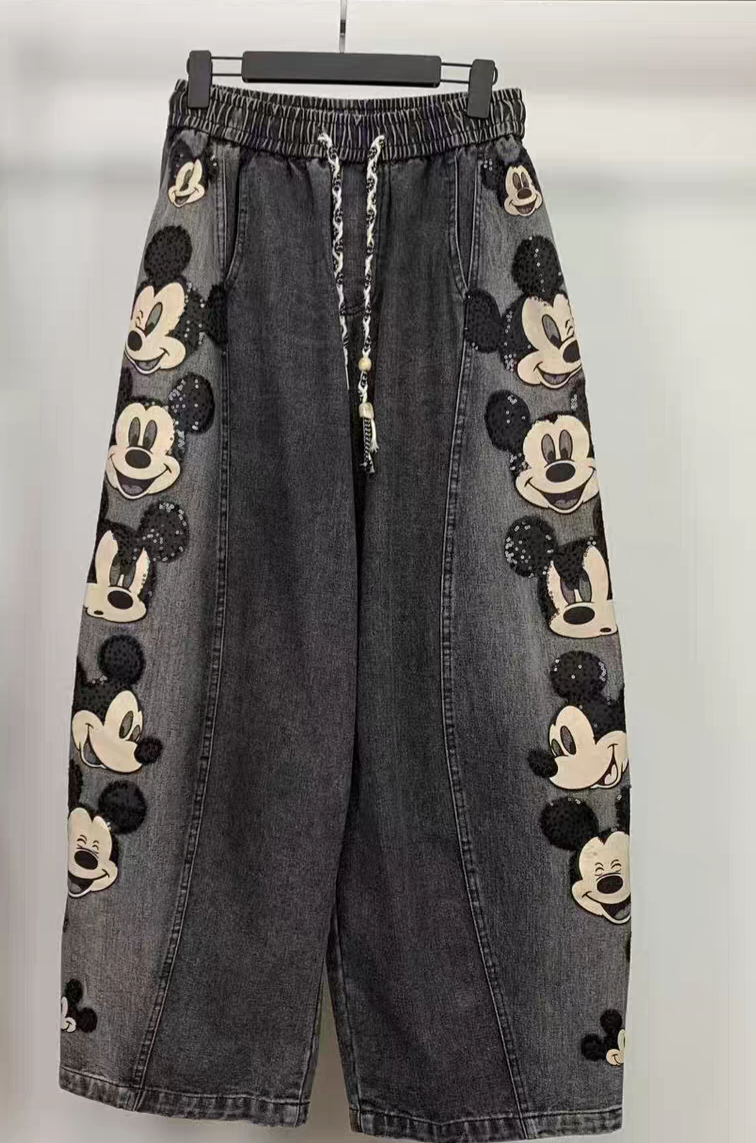 Mickey Mouse Hose Größe 38 bis 44 Einheitsgröße