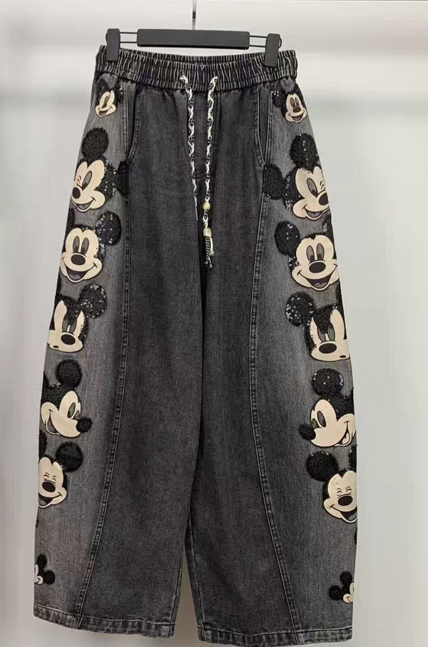 Mickey Mouse Hose Größe 38 bis 44 Einheitsgröße