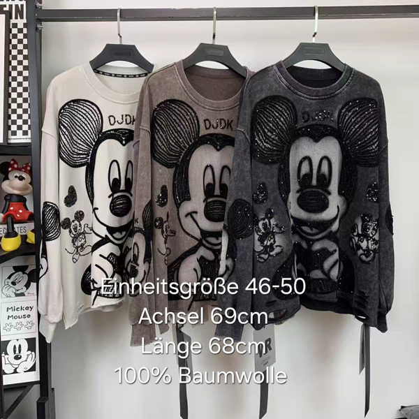 Mickey Mouse Pullover Größe 46-50 Einheitsgröße