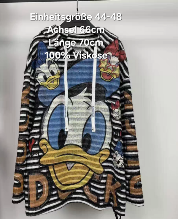 Donald Duck Pullover Größe 44-48 Einheitsgröße