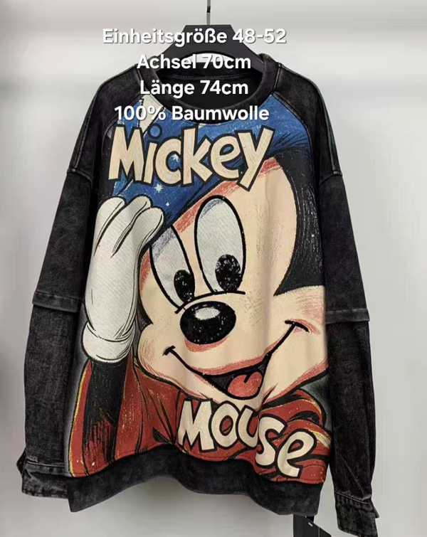 Mickey Mouse Pullover Größe 48-52 Einheitsgröße