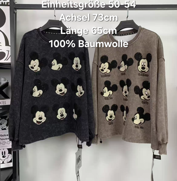 Mickey Mouse Pullover Größe 50-54 Einheitsgröße
