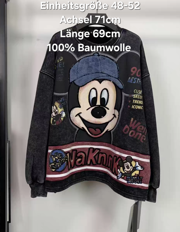 Mickey Mouse Pullover Größe 48-52 Einheitsgröße