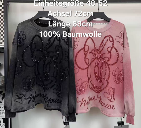 Minnie Mouse Pullover Größe 48-52 Einheitsgröße