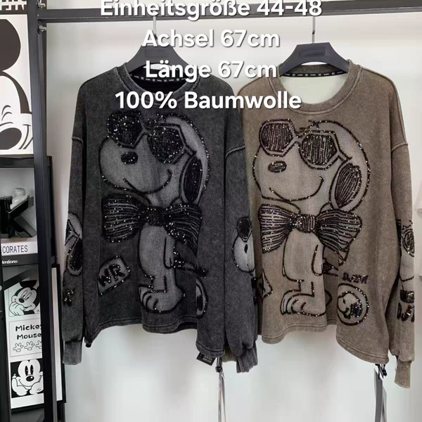 Snoopy Pullover Größe 44-48 Einheitsgröße