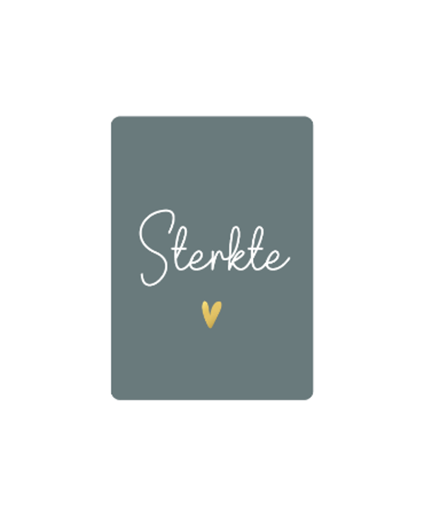 Cadeaukaartje - Sterkte