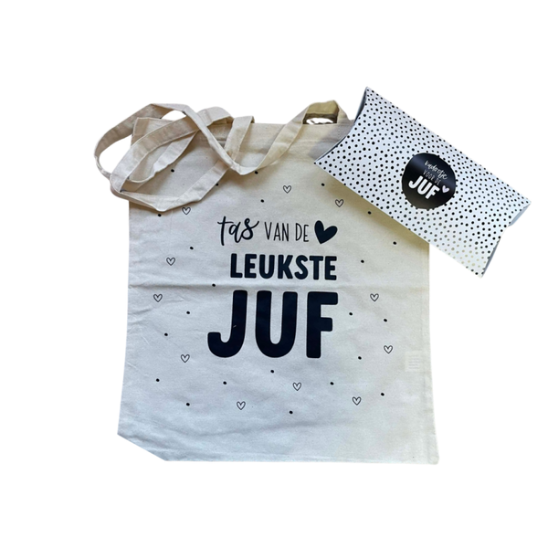 Tas van de Leukste Juf + Gondeldoosje