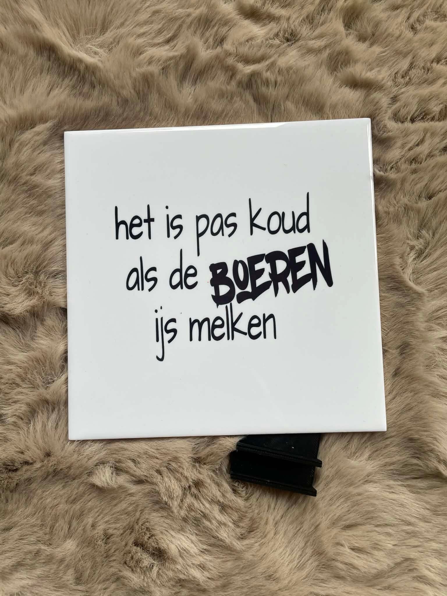 tegel - boeren