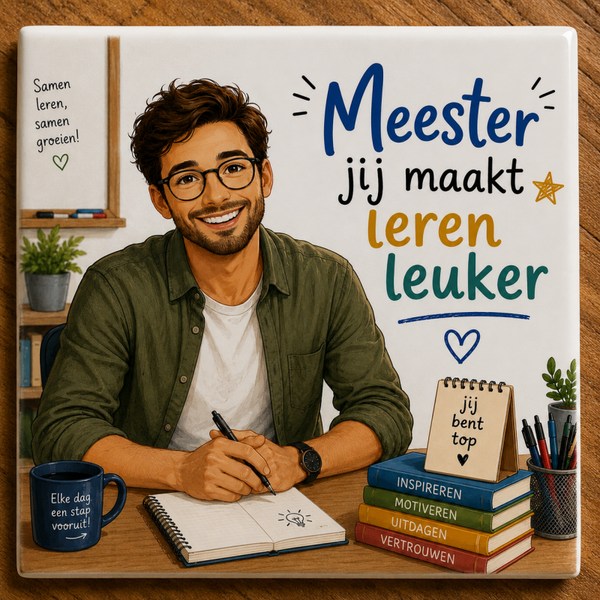 tegeltje - Meester