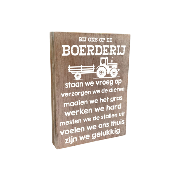 Bij ons op de Boerderij..