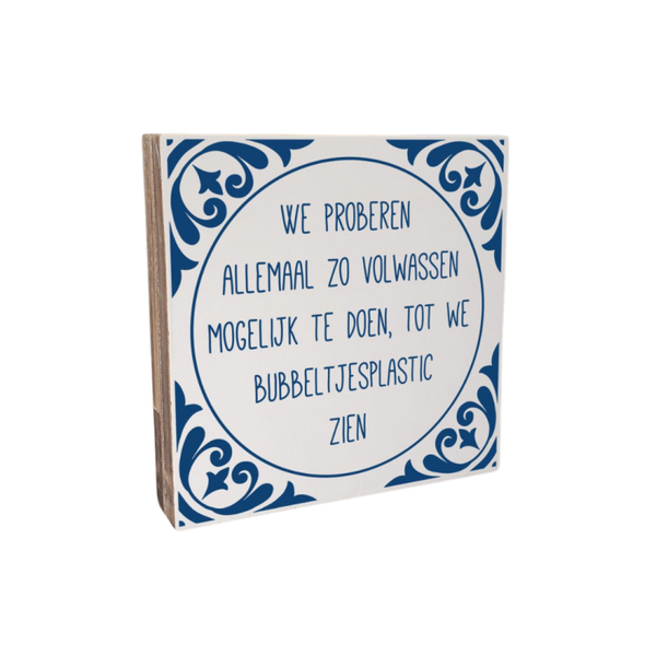 We proberen allemaal zo ..