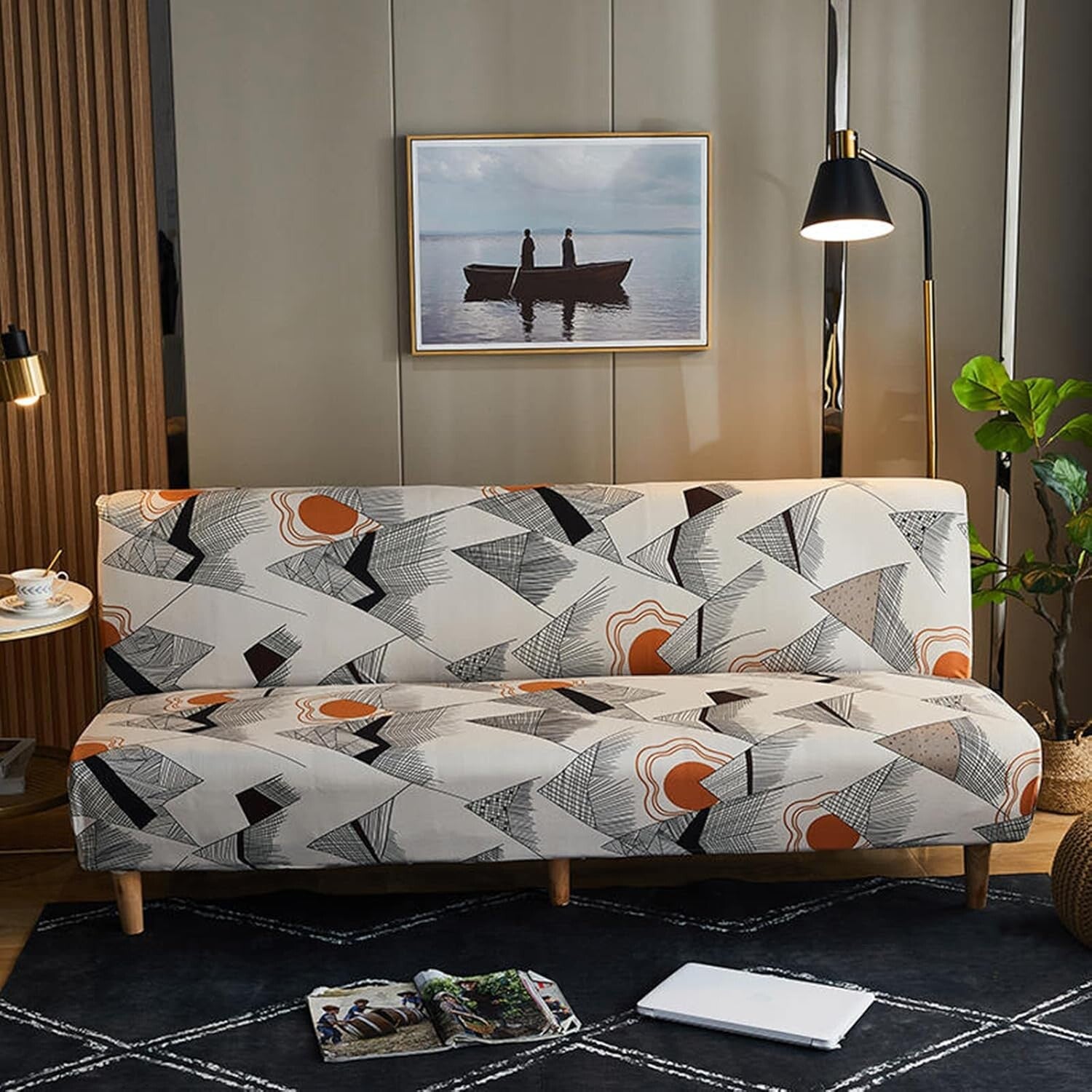 IMYOGI | High Stretch Sofa Covers | Fitted Full Folding Sofa Slipcover