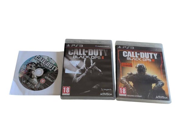3X PlayStation 3 games | Call of Duty Black Ops I, II & III
