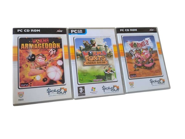 3x Worms games on PC