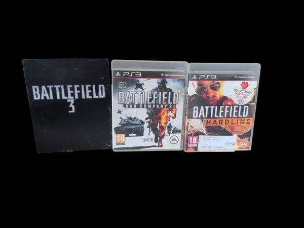 3x Battlefield games on PlayStation 3