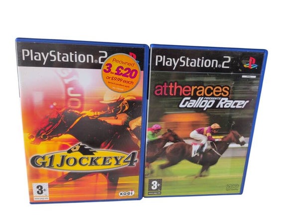 2x Jockey Racers game for Playstation 2