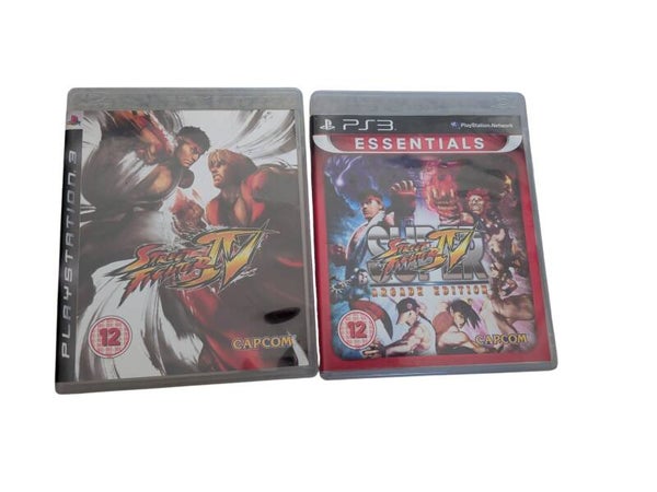 Street Fighter IV and Super Street Fighter IV PS3 games used, boxed, complete