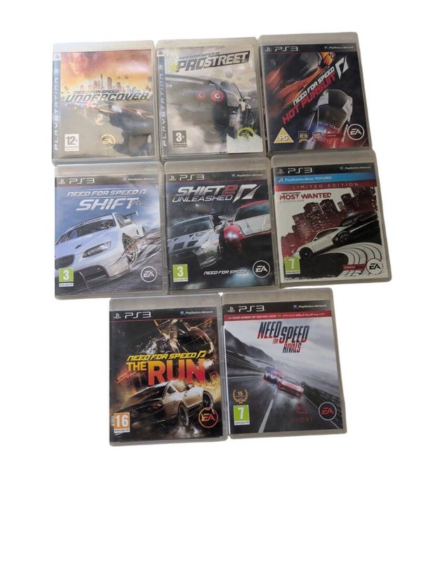 Need for speed bundle | Playstation 3 | 8 games