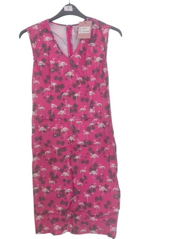Elise & Clemence | Flamingo pink long dress | Size 10