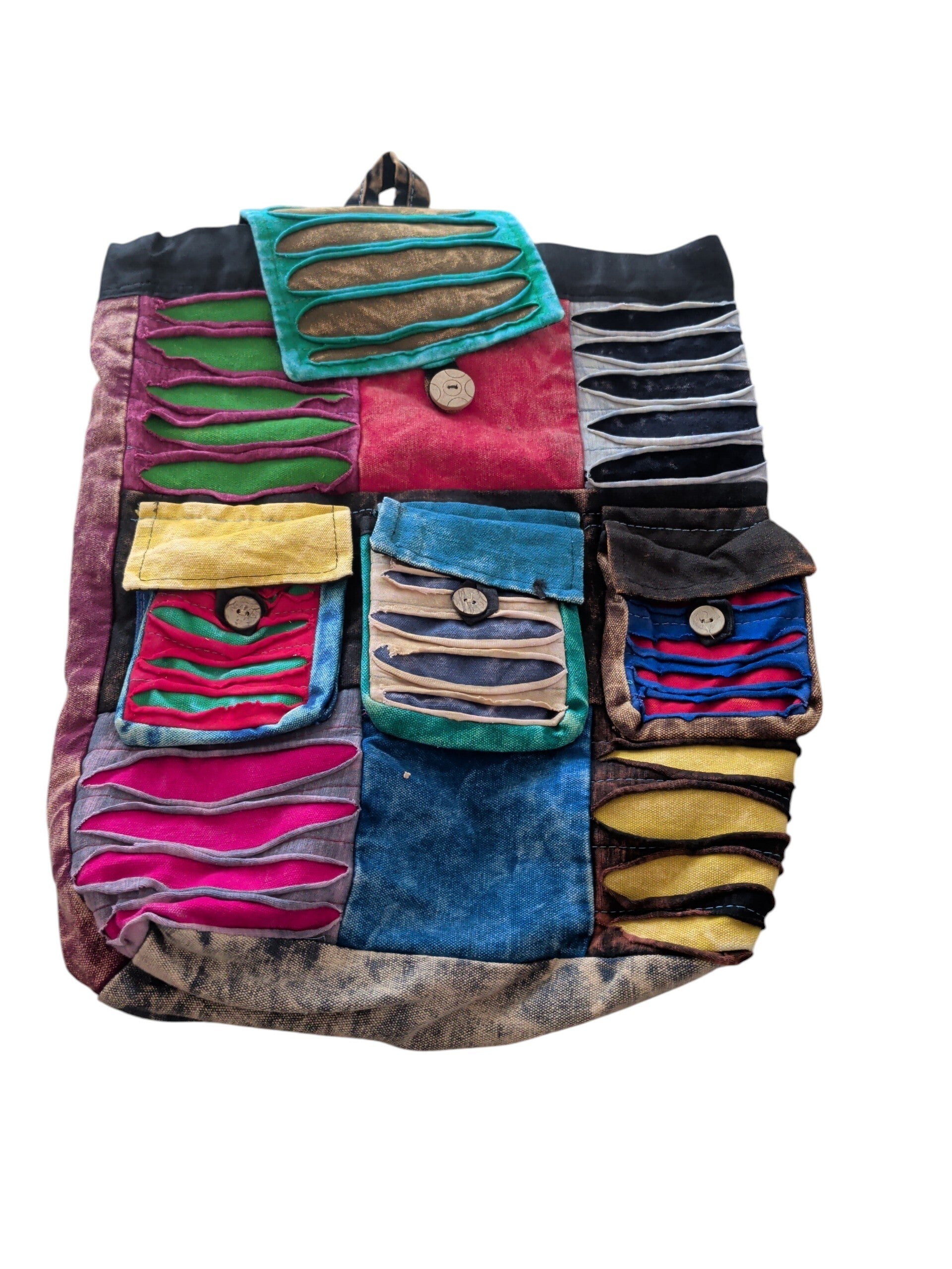 Hippie Hobo Backpack Bag Colorful Convertible **NEW**