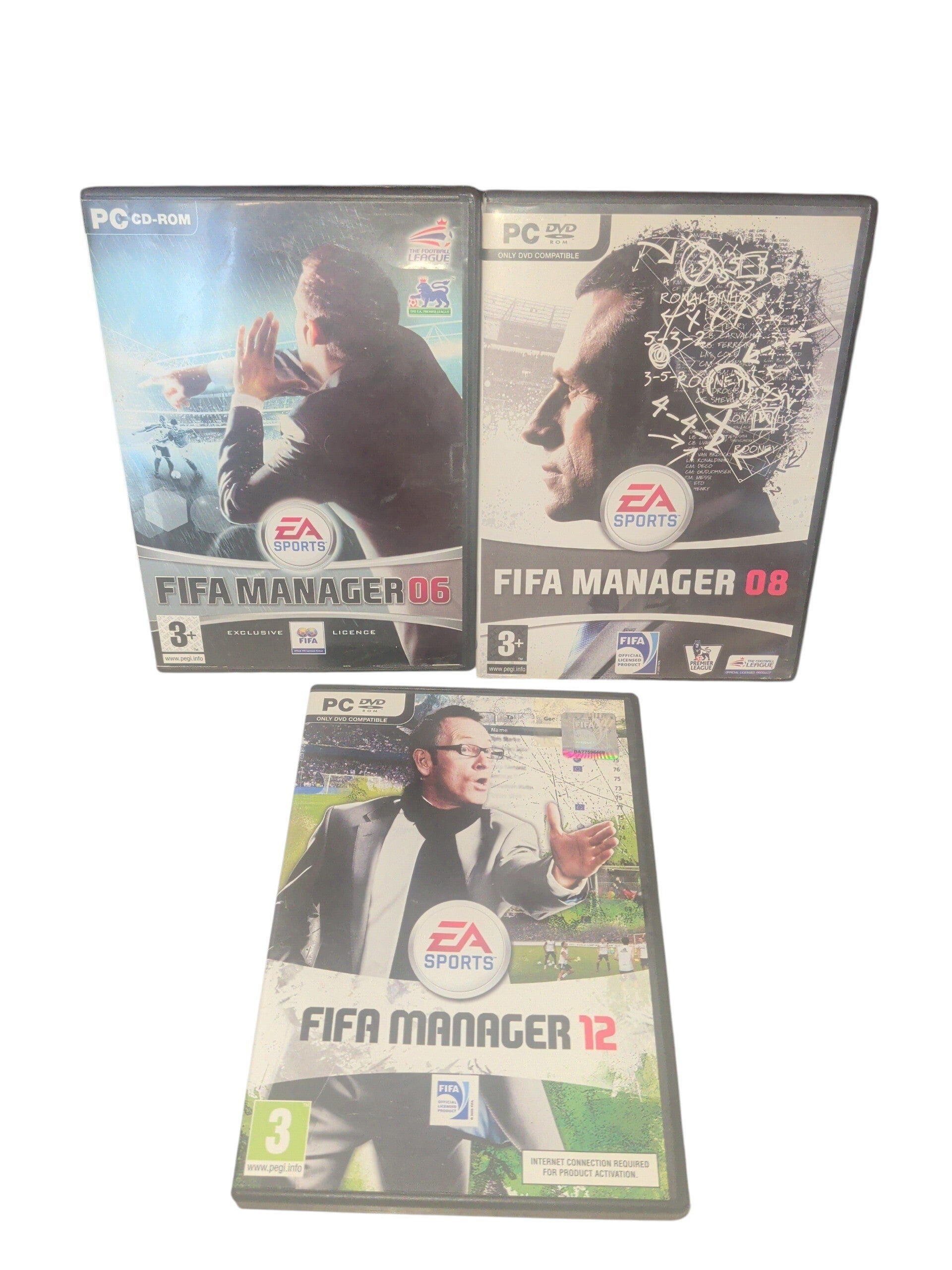 3X Football Manager collection games | FOOTBALL