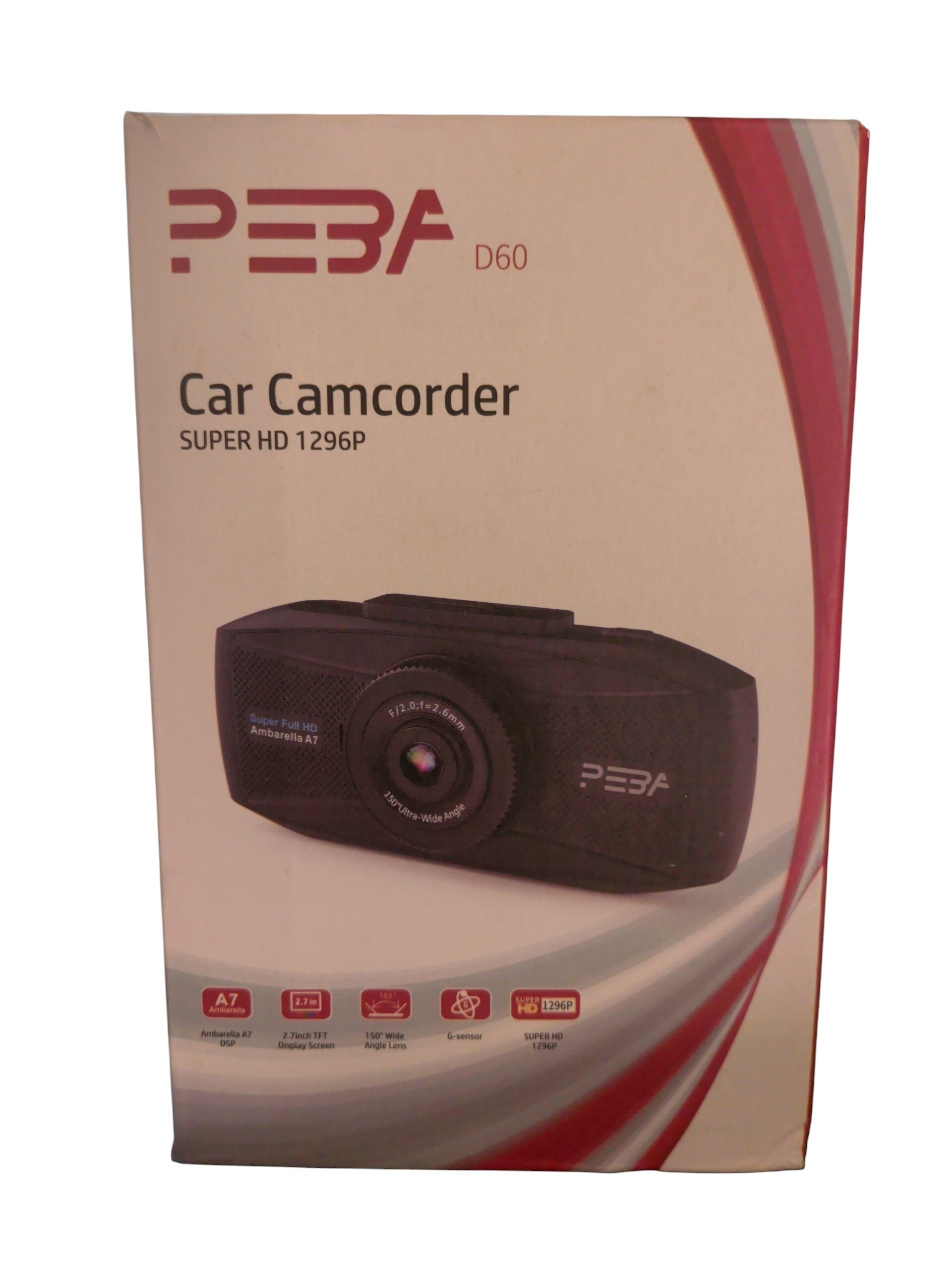 Peba D60 | car camcorder | 1296P | Super HD recording.