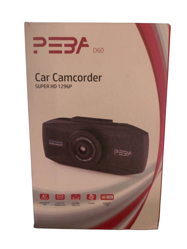 Peba D60 | car camcorder | 1296P | Super HD recording.