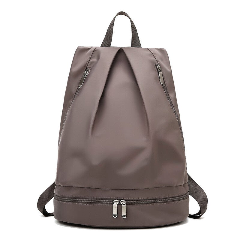 Oxford Cloth Travel Backpack | Khaki
