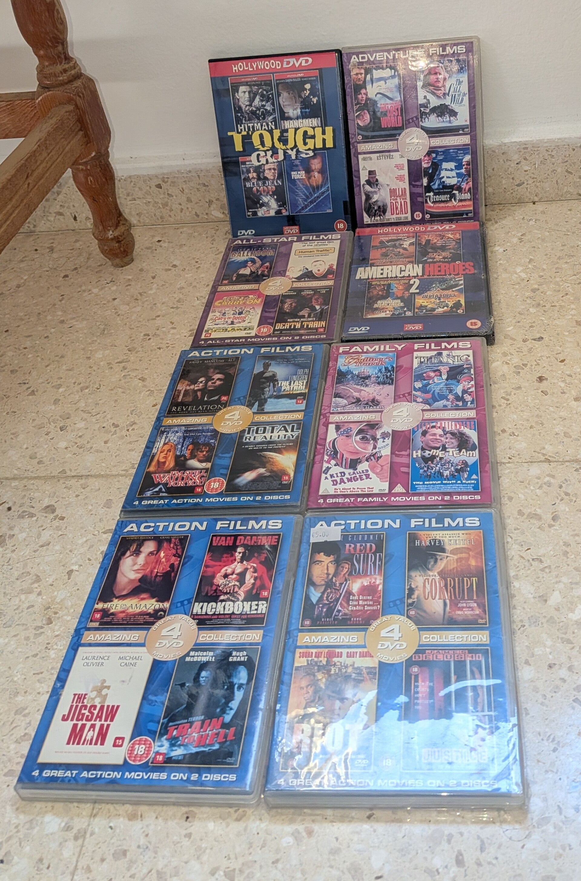 8X Family films 4-movie DVD collection featuring titles like a kid called danger