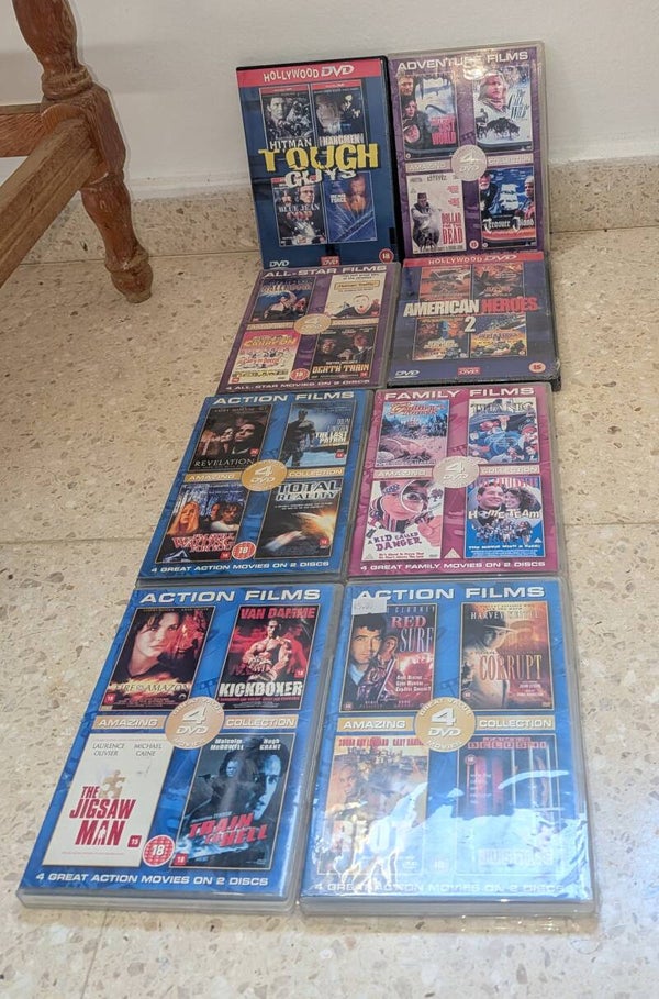 8X Family films 4-movie DVD collection featuring titles like a kid called danger