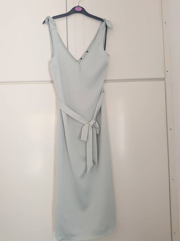 Atmosphere summer dress satin crepe mint colour Size 6 (EUR 34)
