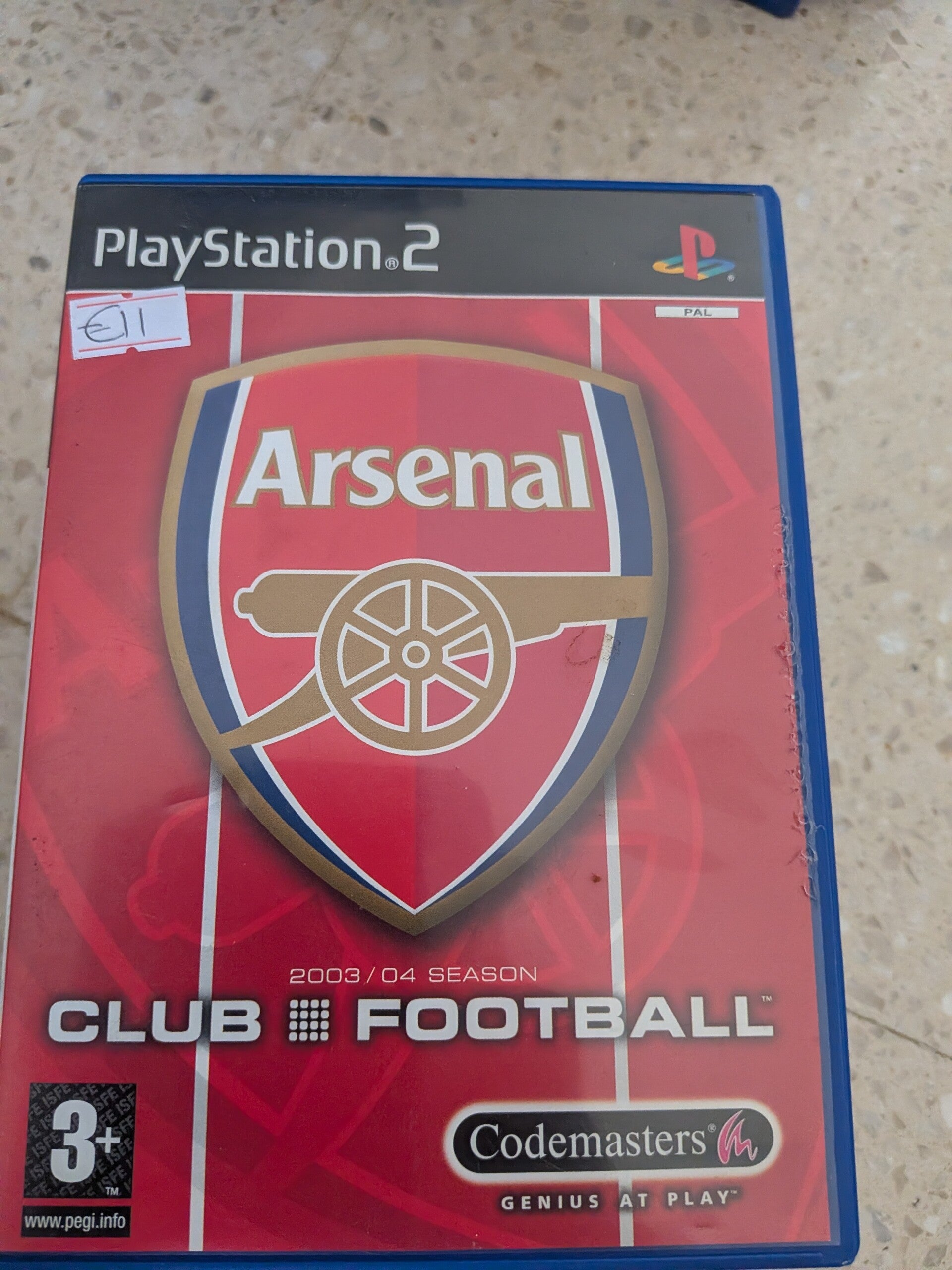 Arsenal Club Football  PLAYSTATION 2 | PAL