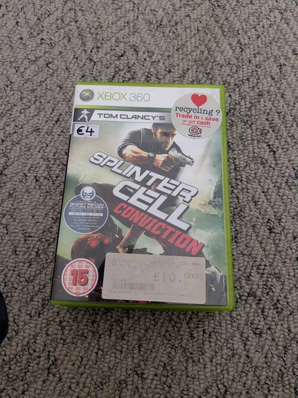 Tom Clancy’s Splinter cell conviction |XBOX 360 | PAL