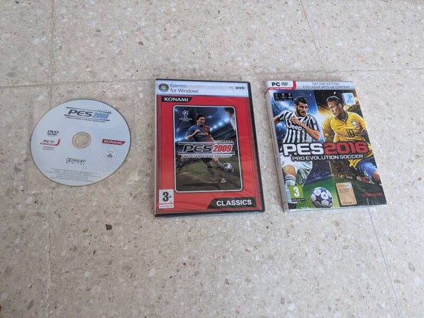 3X PES bundle | PES 08 | PES 09 | PES 16 DAY ONE EDITION