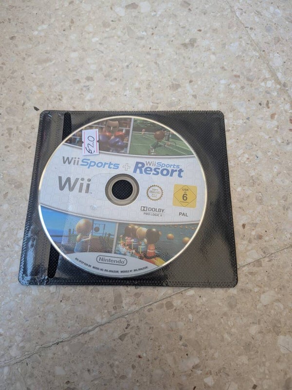 Wii sports + Wii sports resort | Nintendo Wii (Disc only)