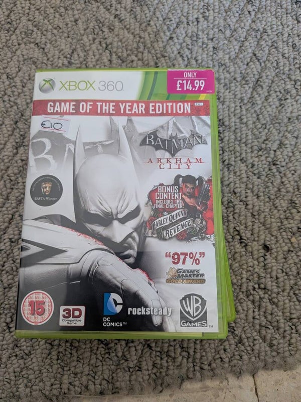 Batman Arkham City (Game of the year edition)  | Xbox 360