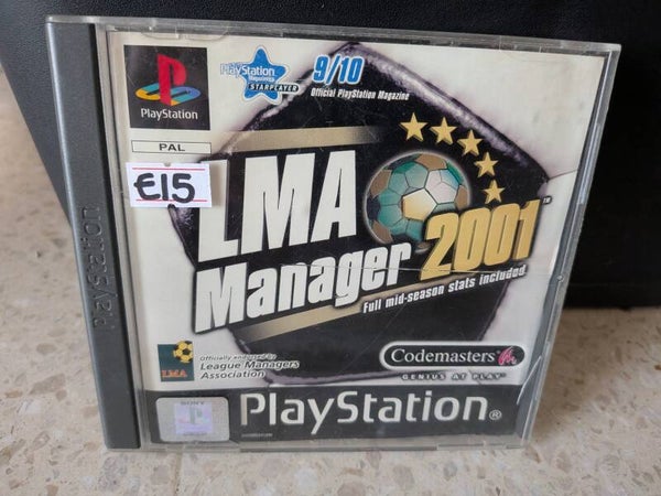 LMA Manager 2001 | PSOne