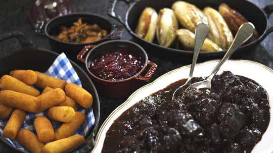 Kalkoenfilet met peperroomsaus