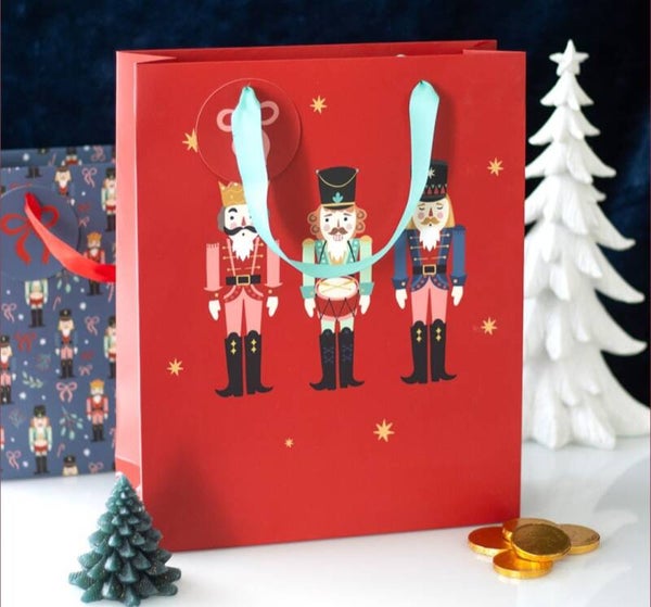 Gift Bag - 33cm Red Nutcracker