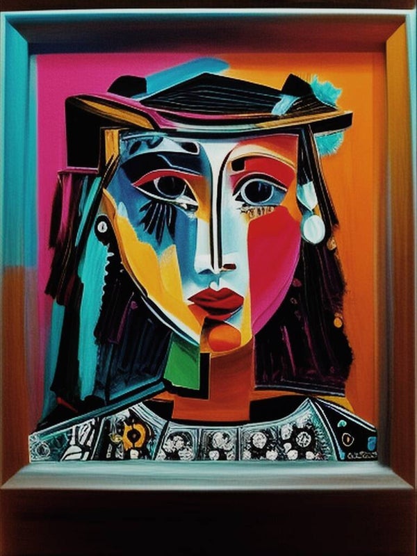 colorful variations on Picasso ( favorite artist)