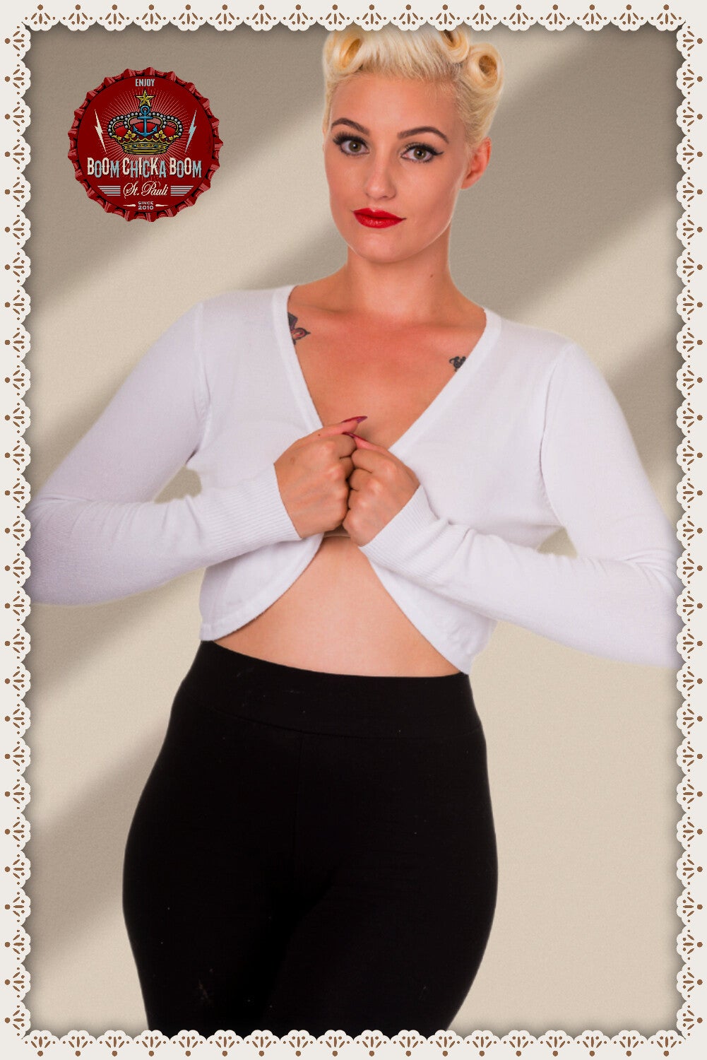 Flickers Bolero weiss