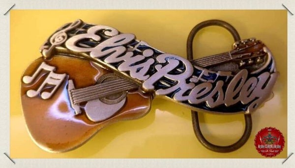 Elvis Presley Guitar Belt Buckle