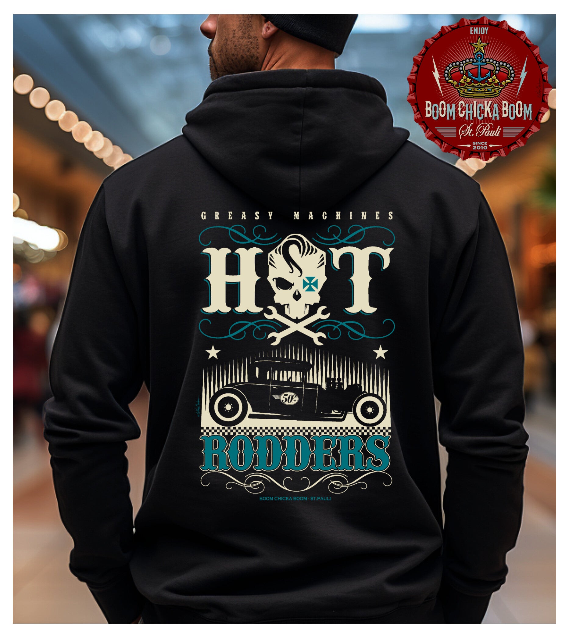 50´s Hot Rodders Zipper