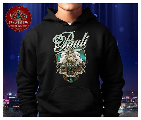 St. Pauli Segelschiff Hoodie Vintage Farbe