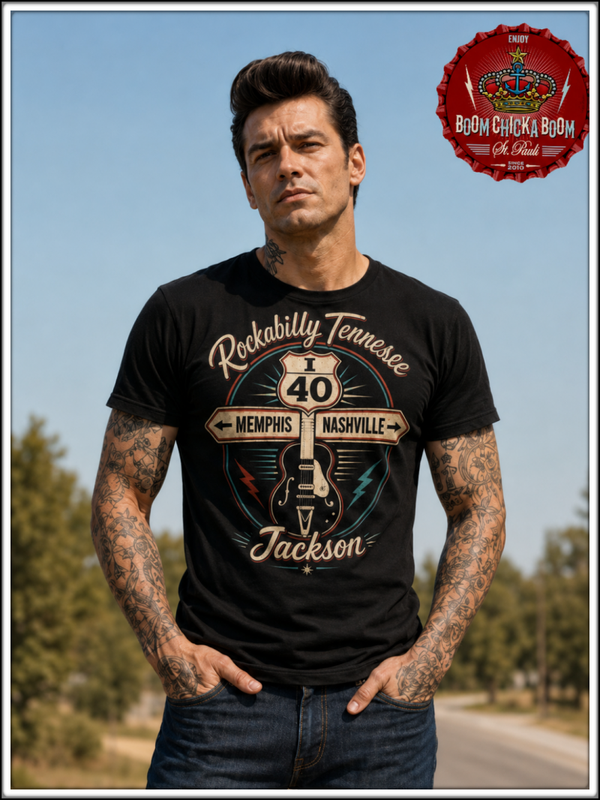Rockabilly Tennesee T Shirt